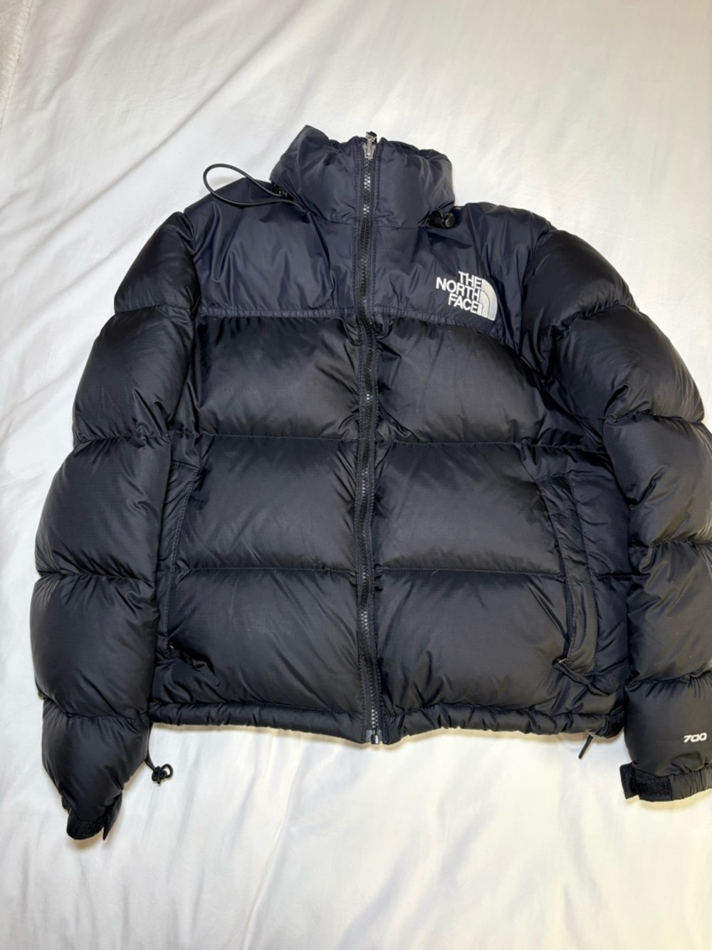 The North Face Black Down Puffer Jacket Nuptse 700